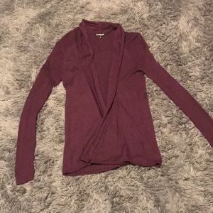 Express plum cardigan. EUC